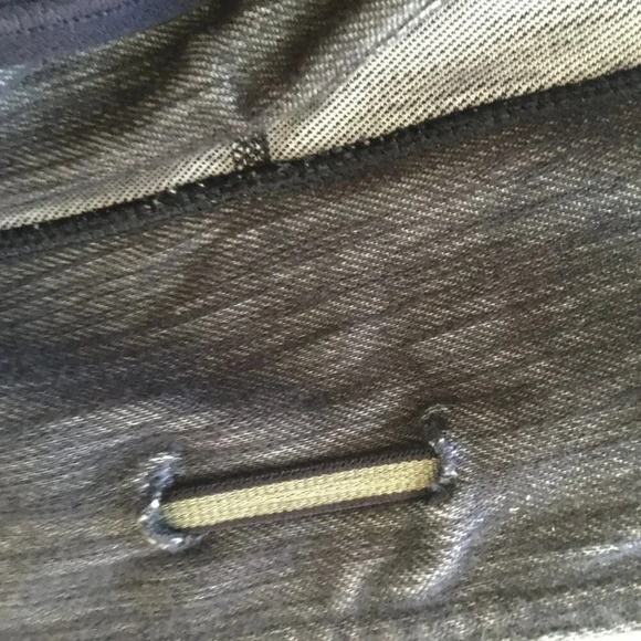 Lululemon Ride On Fold Cuff Hem Leggings Womens Denim Luon  Reflective Crop SZ 6 - Picture 9 of 14